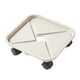 thumbnail image 1 of Pote cuadrado maceta de plataforma de plataforma cubierta interior balcón balcón maceta bonsai platillo colección de agua bandeja suministros blanco 36 cm Inevent HA011366-03, 1 of 7