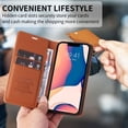 thumbnail image 6 of Case for Samsung Galaxy A52 5G/4G PU Leather Wallet Case Cover,Samsung Galaxy A52 5G Flip Folio Case with Card Holders,Magnetic Phone Case Compatible with Samsung Galaxy A52 4G,Yellow Brown, 6 of 13