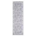 thumbnail image 1 of RUGKING Foldable Runner Rug 3'x7' Vintage Area Rug Non-Slip Rug Gray Floral Print Indoor Rug for Kitchen Bathroom Etryway Bedroom Living Room, 1 of 7