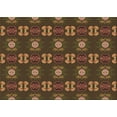 thumbnail image 1 of Ahgly Company Indoor Rectangle Patterned Light Brown Area Rugs, 2' x 5', 1 of 6