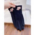 thumbnail image 1 of Guantes de protección solar de verano para mujer, finos, antiultravioleta, transpirables, de algodón, antideslizantes, con pantalla táctil, de color sólido, a la moda, parasol, 1 of 6