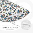 thumbnail image 3 of Uemuo Funny Excavator Print Throw Pillow Case – Cozy & Soft Cushion Cover, Hypoallergenic Pillow Case for Sleeping, Perfect for Women with Envelope Closure-16"x24", 3 of 6