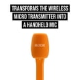 thumbnail image 5 of Adaptador de Mano para Micrófono Rode Interview Micro Naranja, 5 of 5