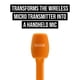 thumbnail image 5 of Adaptador de Mano para Micrófono Rode Interview Micro Naranja, 5 of 5