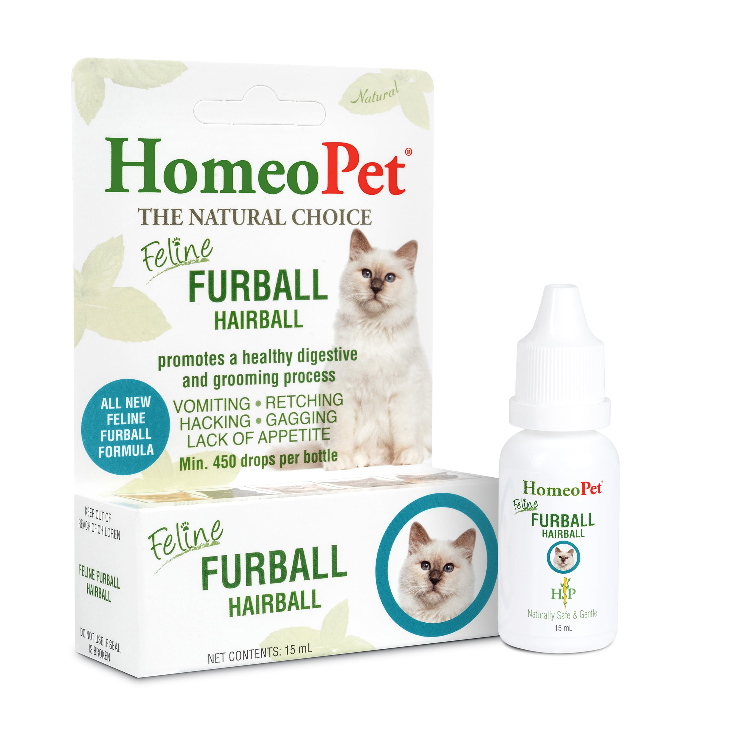 HomeoPet Feline Anxiety Relief Calming Natural Pet Relaxant Solution for Cats 15 Milliliter Bottle