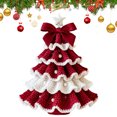 thumbnail image 1 of DIY Crochet Christmas Tree Kit Material Navidad () Rojo, 1 of 9