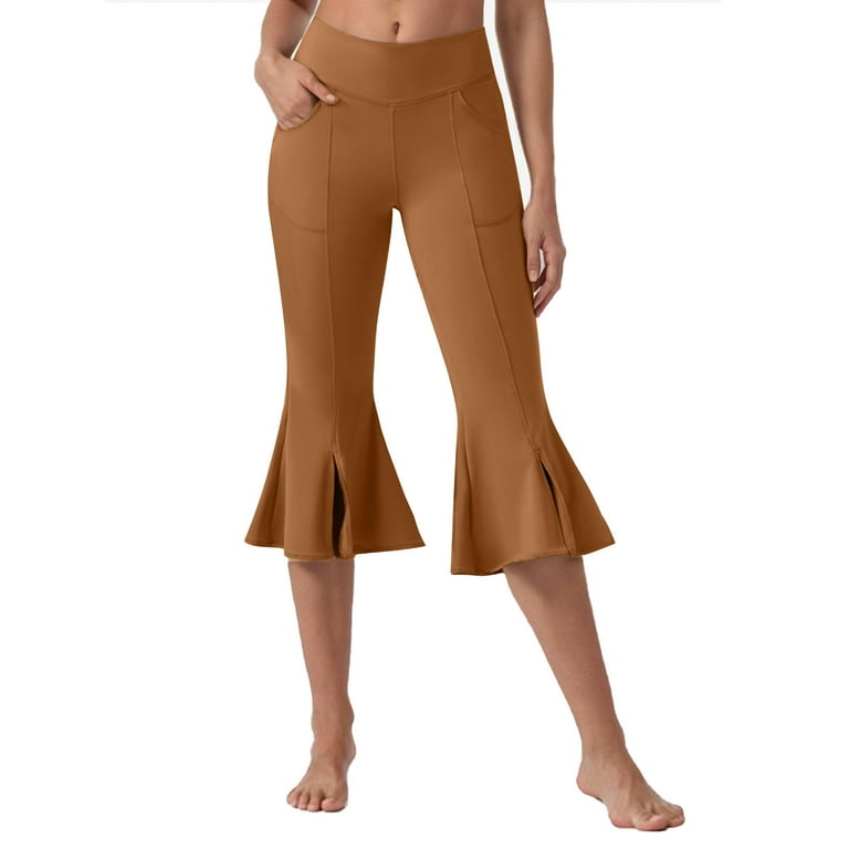 QATAINLAV Prime Day Sales Today! Women's Yoga Capri Pants Stretch