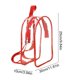 thumbnail image 3 of Mochila transparente para escuela y estadio, mochila transparente de PVC con gran capacidad para portátil de 13 pulgadas, mochila de viaje para estudiantes de conciertos, 3 of 6