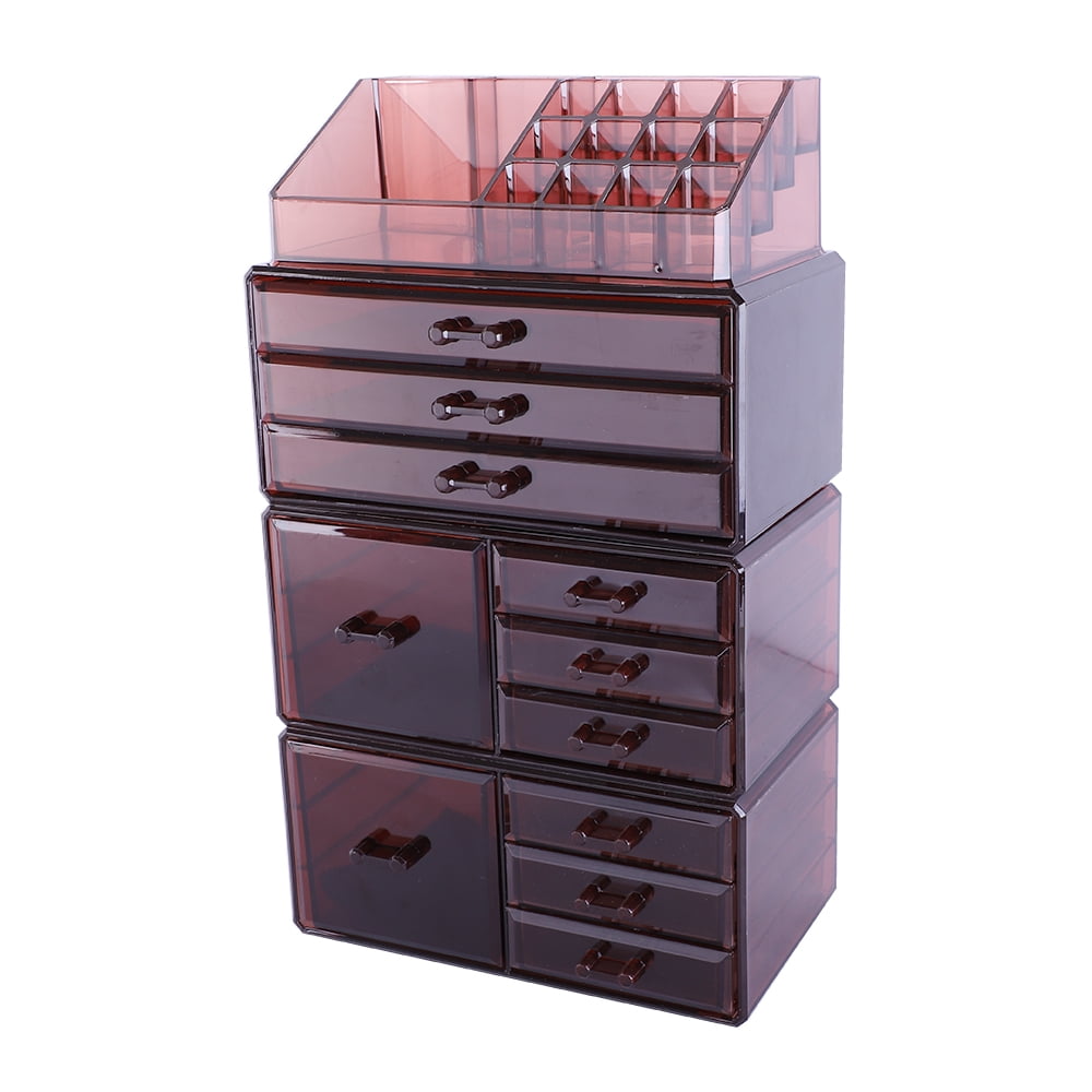 Makeup Organizer with 11 Drawers for Vanity, 9.5''x6''x16'' High