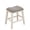 Gray - 24 Inch, variant on Gewnee Solid Wood 24" Counter Height Bar Stools Saddle Bar Stool,Gray