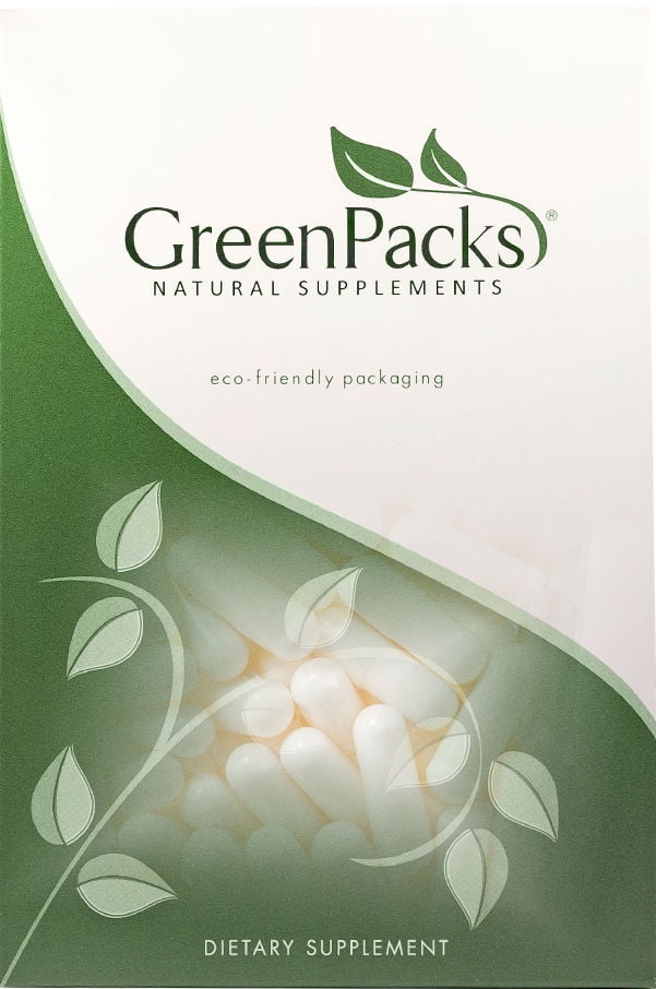 GreenPacks GABA (750 mg) Supplement, 60 capsules