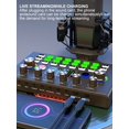 thumbnail image 4 of F009 Sound Card, Mobile Phone, Computer, Live Streaming Sound Card Device, DJ And Ktv Mixer Compatible With Multiple Foreign Platforms, One Click Nois, 4 of 5