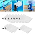 thumbnail image 1 of 10 bolsas de malla fina de 5,12 x 8,66 pulgadas con bolsa de limpieza con cordón de bloqueo para aspiradora de hojas de piscina, devorador de hojas de shamjiam Saco de malla limpia, 1 of 6