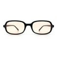 thumbnail image 5 of Womens Rectangular Snug Dad Fashion Thin Plastic Sunglasses Black - Beige, 5 of 8