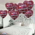 thumbnail image 5 of PMU Valentine’s Day Collage 18 Inch Mylar Foil Balloon Valentine's Day, Proposal, Special Events, Photo Props Party Decoration and Accessories (25/Pkg) Pkg/1, 5 of 9