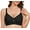 02-Black, variant on LWP Seamless V Neck Bras Push Up Wireless Full Coverage Comfortable Everyday Bra for Women