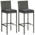 thumbnail image 6 of vidaXL Garden Bar Set Black, Cream White, 6 of 27