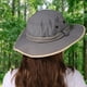 thumbnail image 3 of Sombrero unisex para el + Protección Cubierta con solapa para el cuello Transpirable Secado para senderismo , sombrero gris Sombrero gris oscuro DYNWAVEMX Sombrero para el sol, 3 of 8
