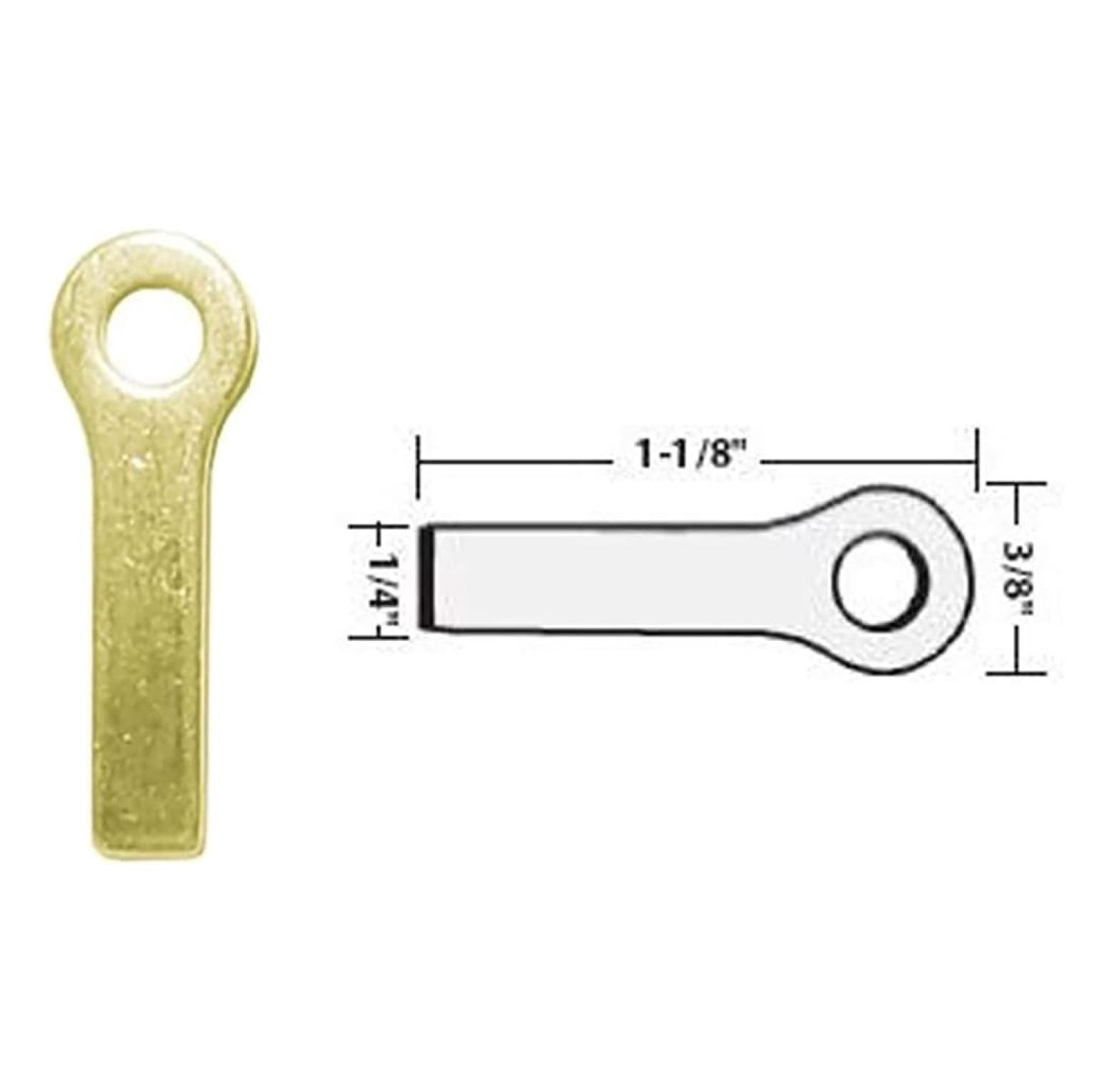 Brass Handy Hangers for Framing 25 Pairs/Pk (one Size)