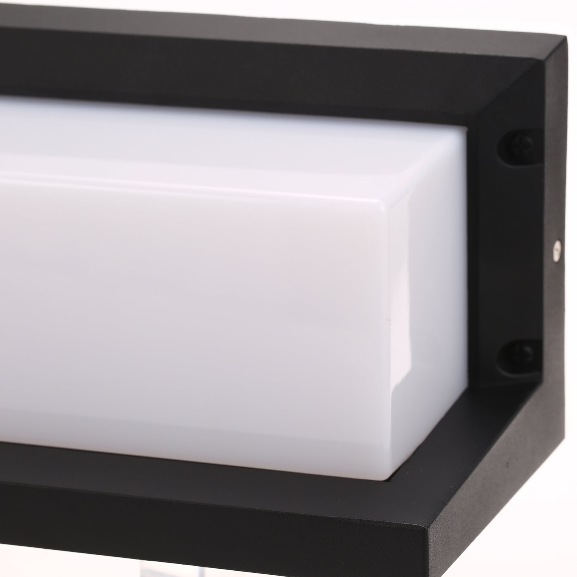 Modern Wall Sconce Lights, 30W 3000K Black Anti-Rust Matte Wall Mount Lighting，Waterproof LED Porch Patio Wall Lamp for Outdoor and Indoor Garage Hallway Garden
