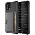 thumbnail image 2 of EGNMCR For iPhone12 Pro Max Premium Leather Wallet Card Shockproof Car Phone Case Cover phone cover, 2 of 3