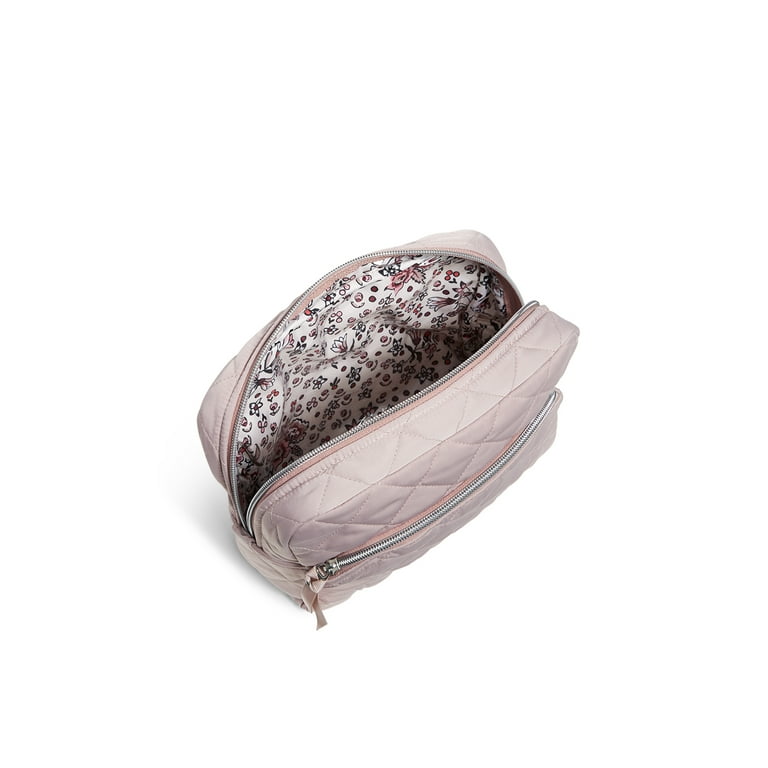 Vera bradley large zip cosmetic deals bag