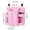 Pink, variant on Lenkho Baby Crib Organizer Hanging Storage Caddy with Multiple Pockets, Diaper and Wipes Holder, Oxford Cloth Hanging Organizer for Newborn Essentials, Fits Most Cribs