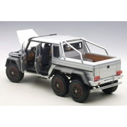 Mercedes G63 AMG 6X6 Silver 1 18 Model Car by Autoart