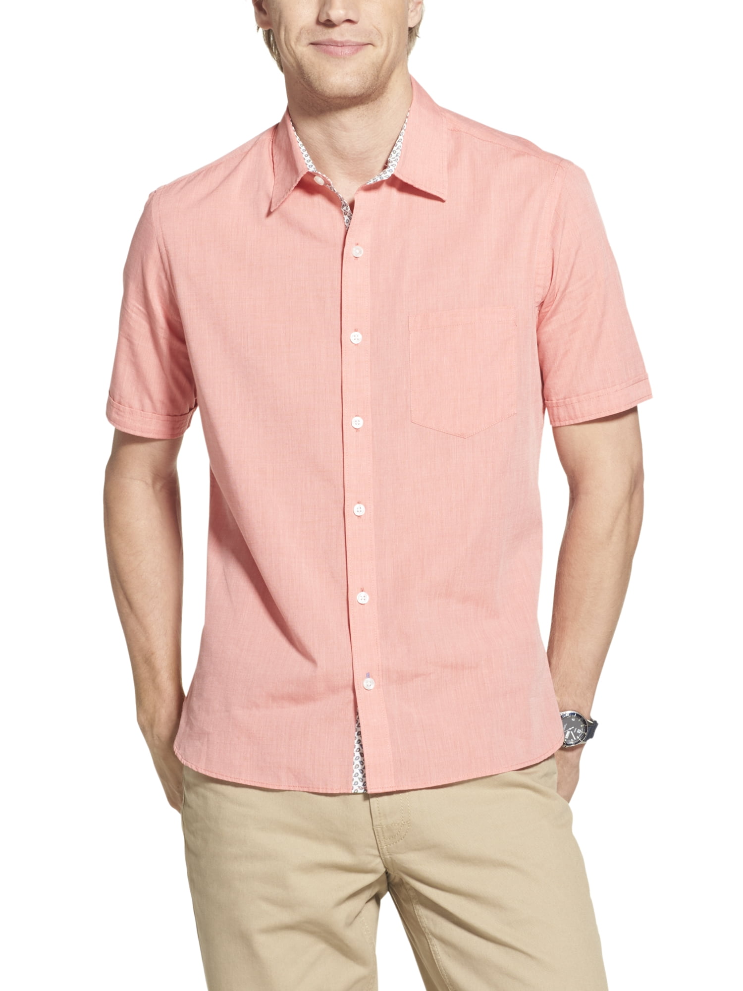 Geoffrey Beene Men's Big and Tall Short Sleeve Shirt - Walmart.com