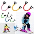 thumbnail image 2 of Ski Tip Connector Ski Wedge Aid Snowboard Connector Ski Training Aid for Ski Lovers Trainer Beginners-Light Green, 2 of 8
