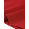 thumbnail image 5 of DARING DIVA Women's Ruffled Peter Pan Collar Midi Dresses XS Red, 5 of 6