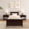 thumbnail image 2 of Plank+Beam Solid Wood Twin Bed Frame with Headboard, Classic Twin Size Adults Platform Bed, 2 of 10