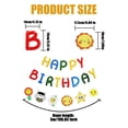 thumbnail image 3 of Juego de tarjetas de papel Advancent 16,4 pies decoraciones de cumpleaños pancarta de feliz cumpleaños, 3 of 6