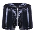 thumbnail image 1 of WILLBEST Pantalones Cortos de Cuero para Hombre, Ropa Interior Sexy de Cuero Suave y con Sabor A Cuero, Informales, A La Moda, 1 of 8