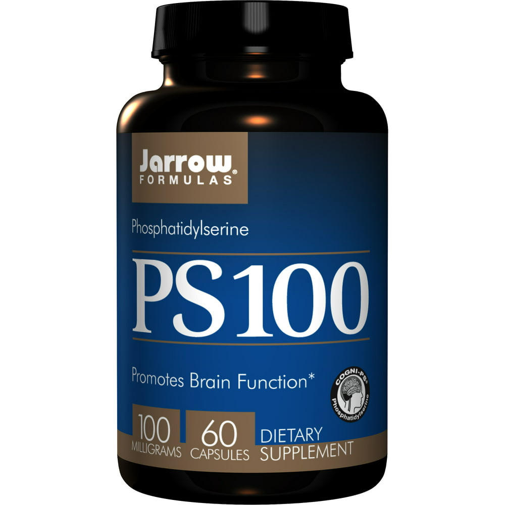 Jarrow Formulas PS 100, Promotes Brain Function, 100 mg, 60 Caps