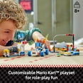 thumbnail image 3 of LEGO Super Mario: Mario Kart Toad's Garage - Nintendo Toy Building Set for Kids, Boys & Girls, Ages 8+ - Collectible Mario Kart Toy for Fans with 2 Blue Toad Figures - Gift Idea for Birthdays - 72035, 3 of 7