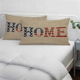 thumbnail image 4 of Beige Vintage Pillow Covers King, American Flag Farmhouse Retro Art Rustic Soft Brushed Microfiber Breathable Throw Pillow Covers, Pillowcase with Zipper for Couch Sofa Bedroom Living Room 20"x36", 4 of 9