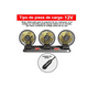 thumbnail image 2 of Ventilador Para Auto De 3 Cabezas Ajustables 360 Enchufe 12v Xtellar negro, 2 of 4