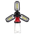 thumbnail image 2 of Linterna LED para acampar estilo trébol plegable COB portátil luz de trabajo linternas recargables Jadeshay A, 2 of 8