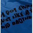 thumbnail image 4 of Got Swag Like My Brother Funny Youth T Shirt Tee Boys Infant Toddler Brisco Brands 12M, 4 of 5