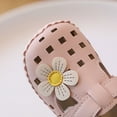 thumbnail image 4 of WUANDIXFA Baby Girls Summer Sandals Toddler First Walker Crib Dress Shoes (0-18Months) (Pink, 6), 4 of 9