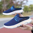 thumbnail image 6 of Xiaoxatg Comfortable Women's Sneakers for Everyday Wear Sleek -On Shoes Ideal for Casual Outfits and Dates Versatile Footwear for Any Season 11.5 Dark Blue, 6 of 9