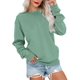 thumbnail image 1 of Sudadera PGANDS para mujer, cuello redondo, manga larga, mezcla de algodón, 1 of 5