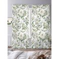 thumbnail image 2 of Spring Floral Sheer Curtains for Living Room Bedroom Summer Botanical Pastoral Watercolor Sheer Curtains 84 Inch Long 2 Panels Set Light Filtering Curtain Window Treatments Drapes for Dining Room, 2 of 6