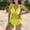 Mint Green, variant on Jjayotai Womens High Waisted Bikini Sets Clearance, Sexy Halter Push Up Two Piece Swimsuits, Criss Cross High Cut Bathing Suits Light Blue S