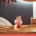 thumbnail image 4 of GROWTH TANK Resin Rabbit Sculpture Bunny Figurines Animal Figurines Miniature Chinese A, 4 of 9