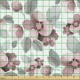 thumbnail image 2 of Ambesonne Floral Fabric by the Yard Upholstery, Flower Sketch Romantic Hues, 10 Yards, Dimgray Dried Rose, 2 of 5