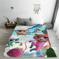 thumbnail image 5 of Super Kitties Fleece Blanket Super Soft Cozy Throw Blanket 80"X60", Lightweight Fuzzy Comfy Flannel Blanket Warm Plush Throw Blankets For Couch, Sofa, Bed, 5 of 8
