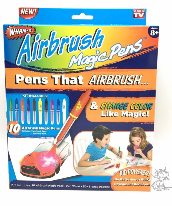Wham O Airbrush Magic  Pens Craft Art Set Ages 8 New As 