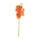 thumbnail image 4 of Flores de orquídea artificiales, tallos de plantas decorativas, ramas de flores para bodas, Naranja, 4 of 7